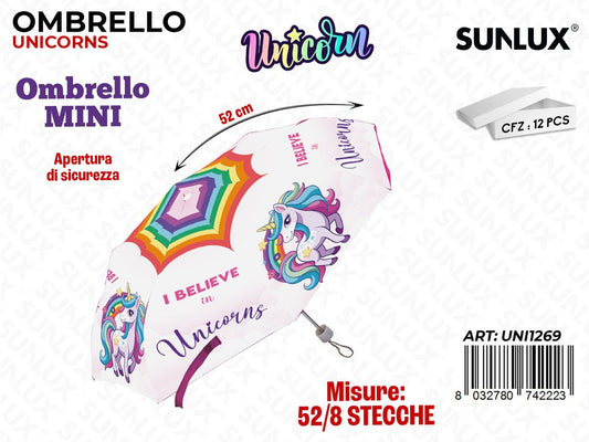 Ombrello Unicorn Mini 52/8 Stecche