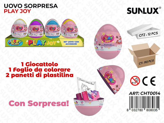 UOVO PLAY JOY SORPRESA C/ PLASTILINA GIRL