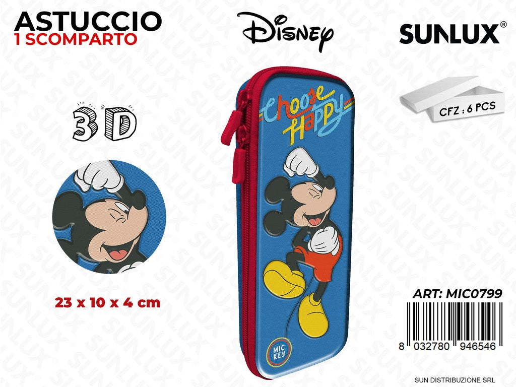 ASTUCCIO MICKEY MOUSE 3D 23*10*4 CM