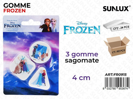 GOMMA DA CANCELLARE FROZEN 3PCS ASS. 4CM