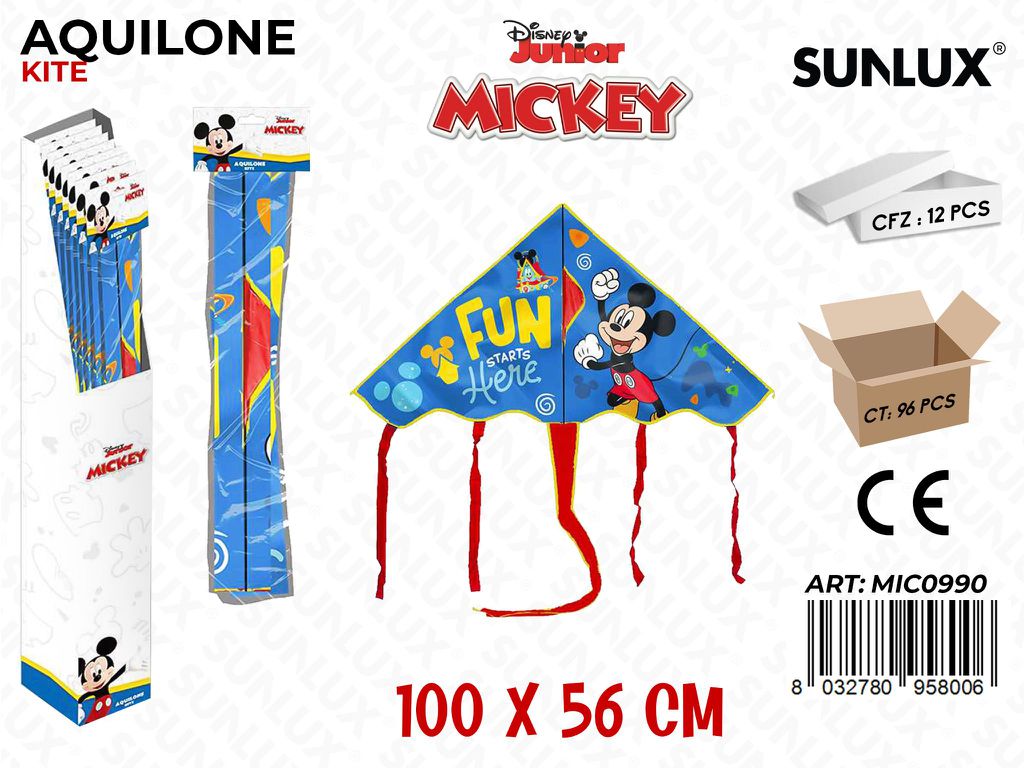 Esp. Aquilone Mickey Mouse 100*56CM /Pz da 12/24