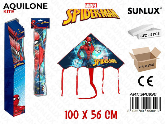 Esp. Aquilone Spiderman 100*56CM /Pz da 12/24