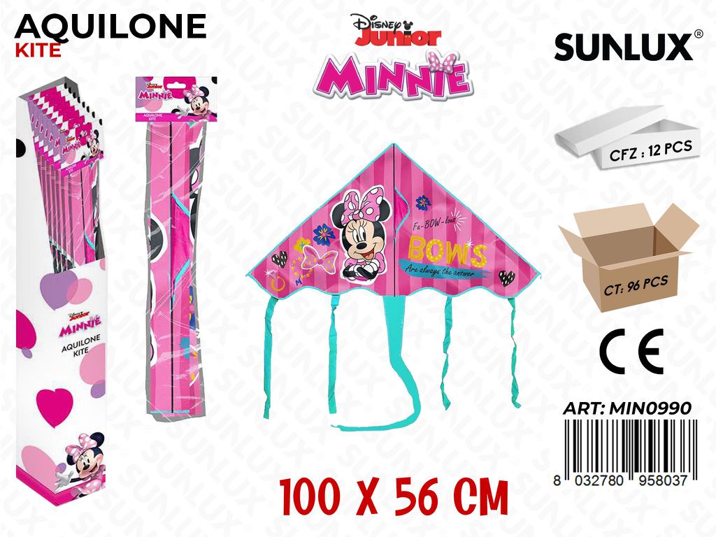 Esp. Aquilone Minnie 100*56CM /Pz da 12/24