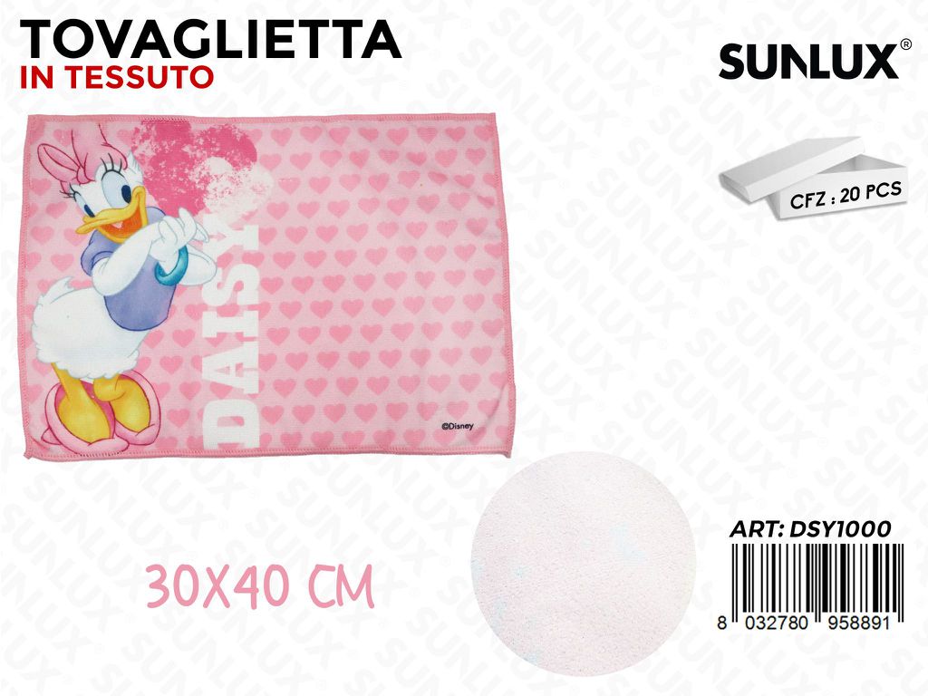 TOVAGLIETTA IN TESSUTO DAISY DUCK 30*40CM /PZ DA 20**