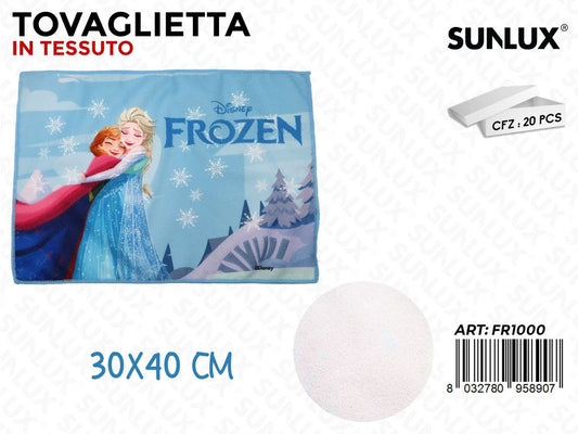TOVAGLIETTA IN TESSUTO FROZEN 30*40CM /PZ DA 20**