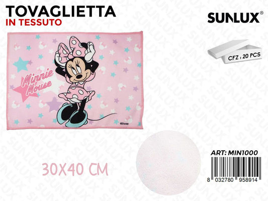 TOVAGLIETTA IN TESSUTO MINNIE  MOUSE 30*40CM /PZ DA 20**