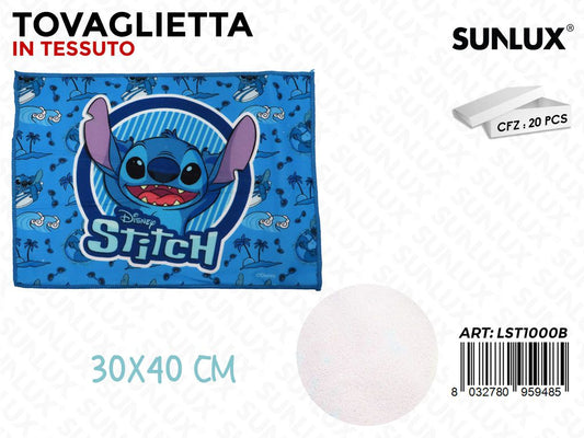 TOVAGLIETTA IN TESSUTO STITCH 30*40CM /PZ DA 20**