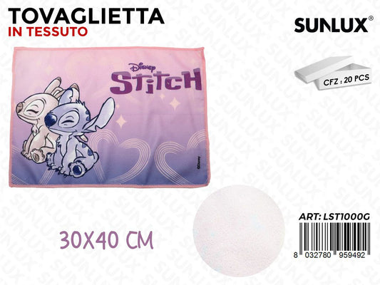 TOVAGLIETTA IN TESSUTO STITCH 30*40CM /PZ DA 20**