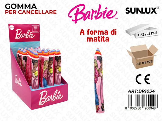 GOMMA PER CANCELLARE BARBIE 13CM