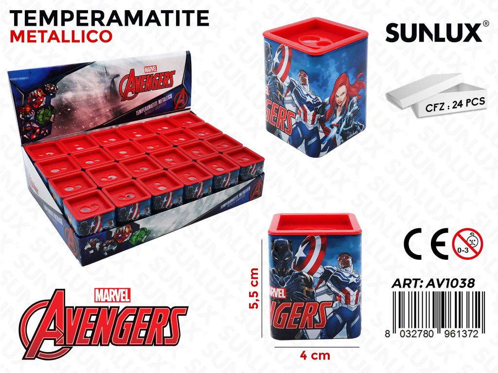 ESP. TEMPERAMATITE 2FORI AVENGERS 4*5.5CM