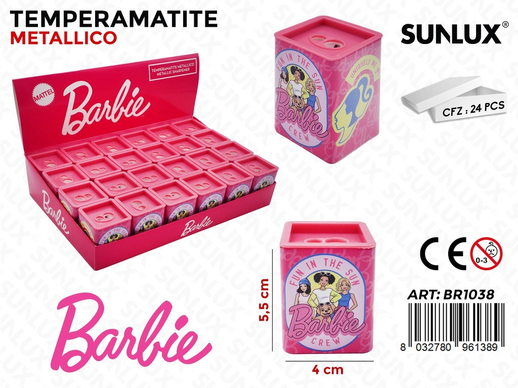 ESP. TEMPERAMATITE 2FORI BARBIE 4*5.5CM