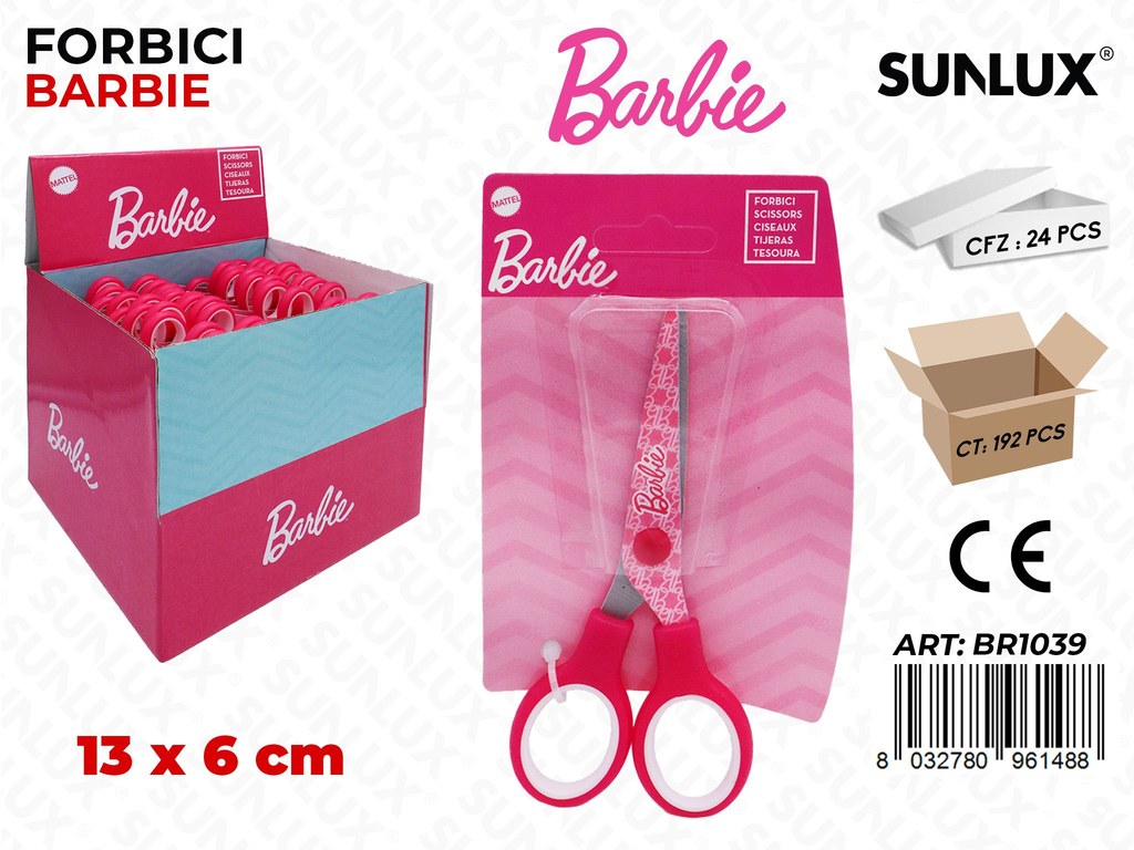 ESP. FORBICI BARBIE 13*6CM