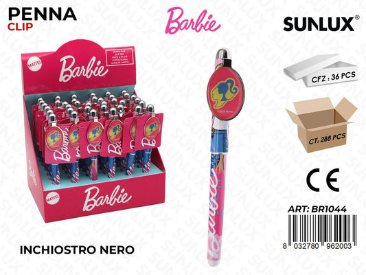 ESP. PENNA BARBIE C/ CLIP NERO /PZ DA 36**