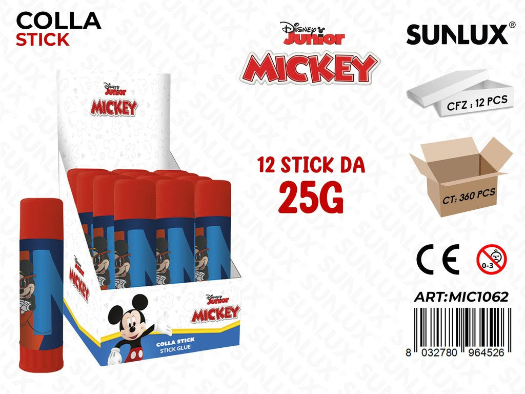 ESP. COLLA STICK MICHEY MOUSE 25G