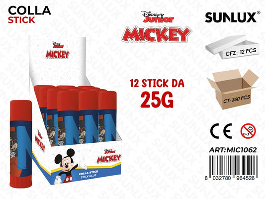 ESP. COLLA STICK MICHEY MOUSE 25G
