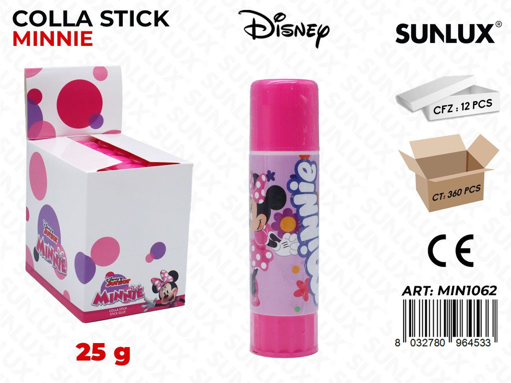 ESP. COLLA STICK MINNIE 25G