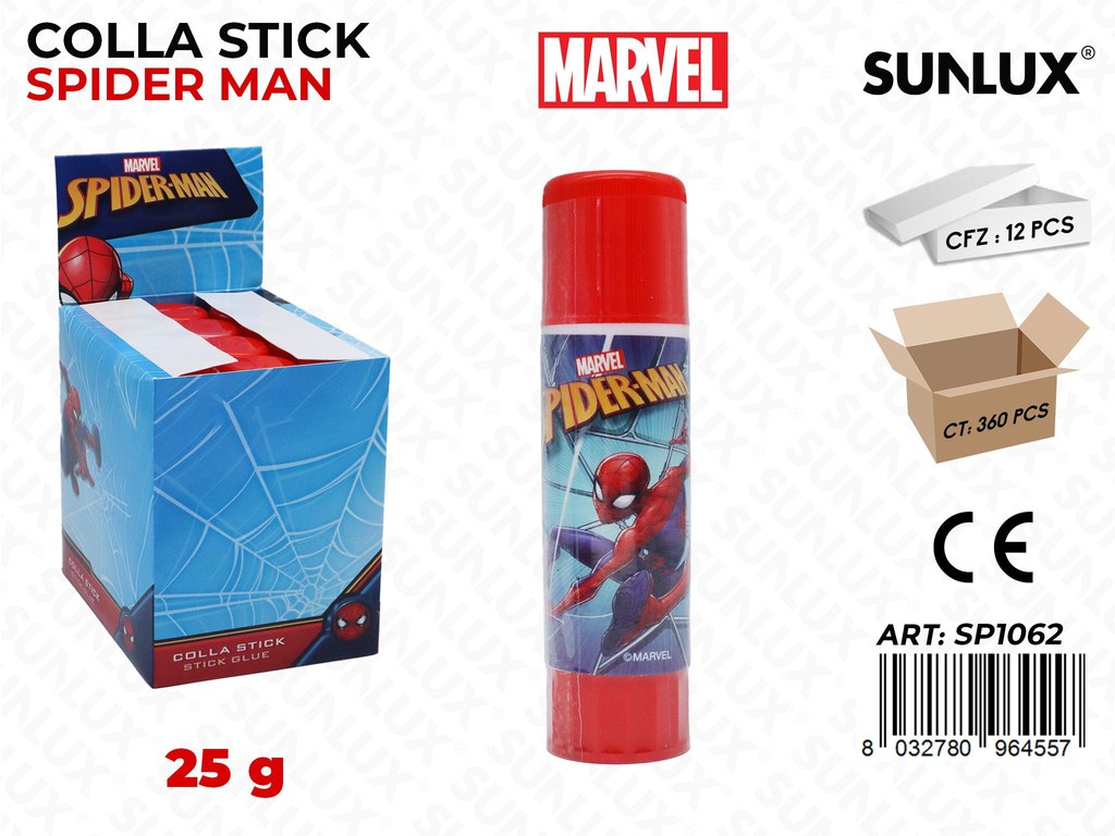 ESP. COLLA STICK SPIDERMAN 25G
