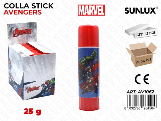 ESP. COLLA STICK AVENGERS 25G