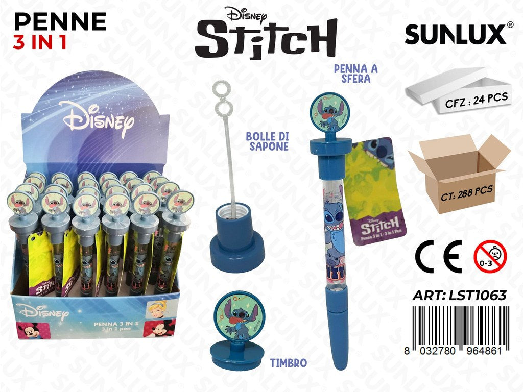 ESP. PENNE STITCH  C/ BOLLE SAPONE- TIMBRO