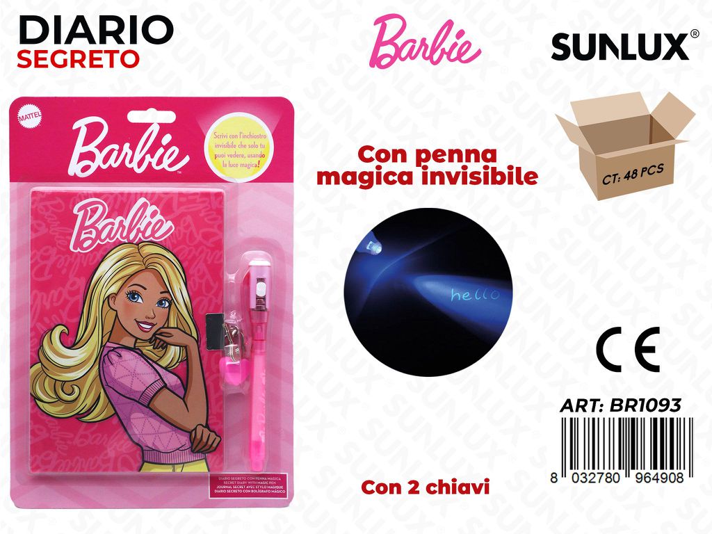 DIARIO SEGRETO C/PENNA MAGICA BARBIE