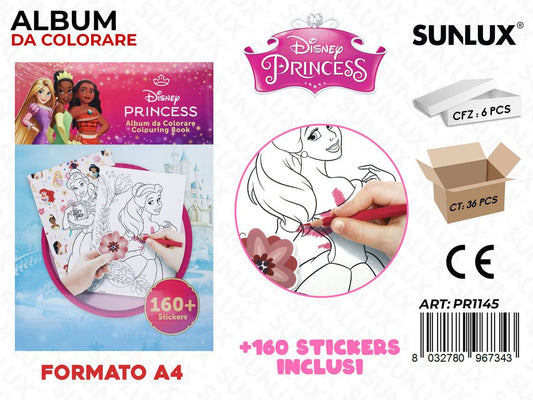 Album da Colorare Princess A4
