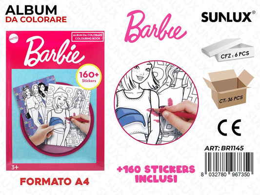 Album da Colorare Barbie A4