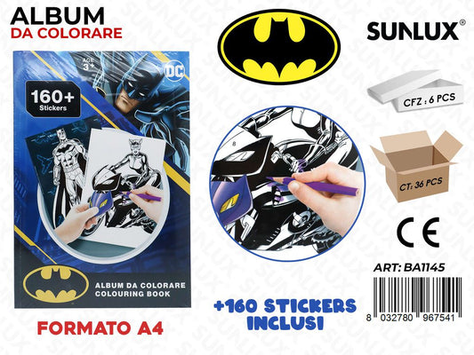 Album da Colorare Batman A4