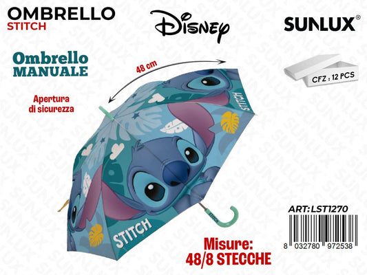 Ombrello Stitch Manuale 48/8 Stecche