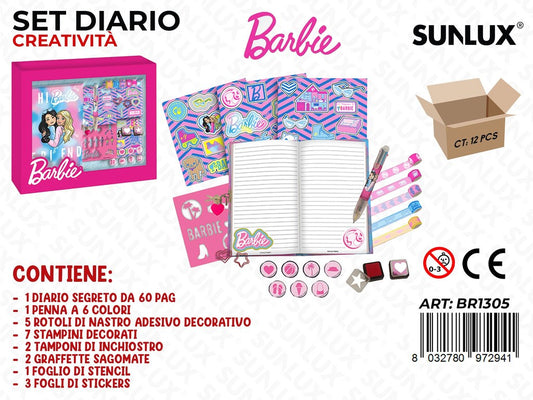 SET DIARIO CREATIVITA C/ ACC. BARBIEì