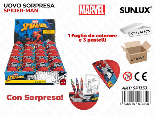 ESP. UOVO SOPRESA SPIDERMAN C/ ACC.