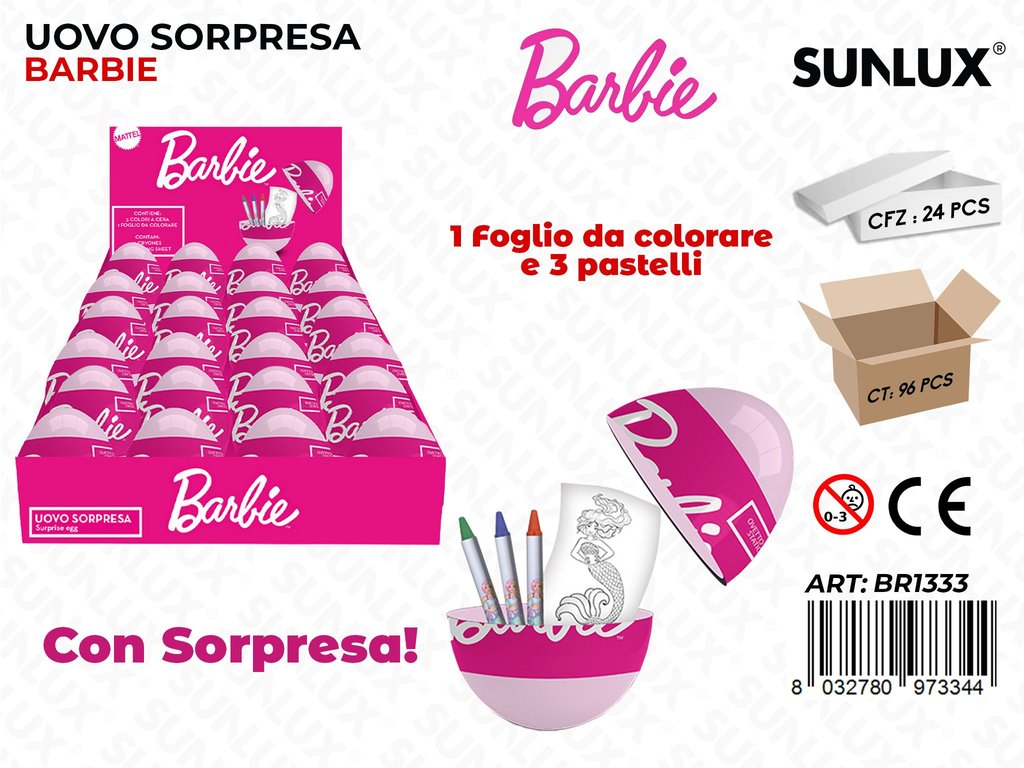 ESP. UOVO SOPRESA BARBIE C/ ACC.