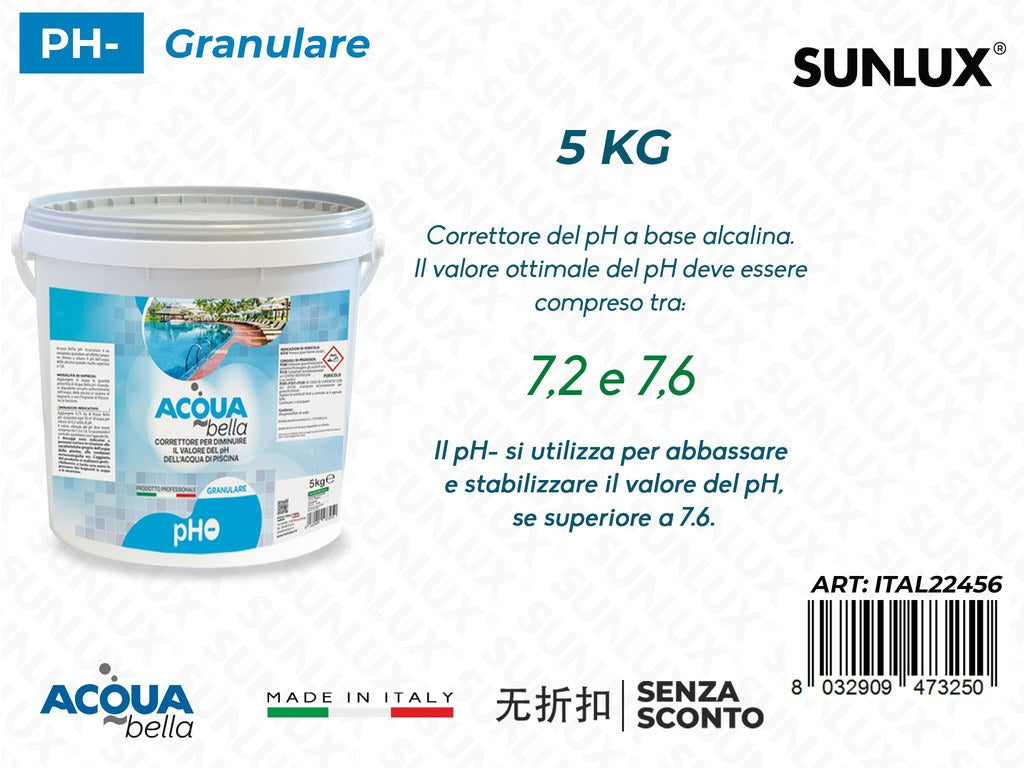 Acqua Bella Ph- Granulare 5KG