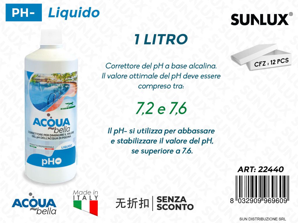 Acqua Bella Ph - Liquido 1L