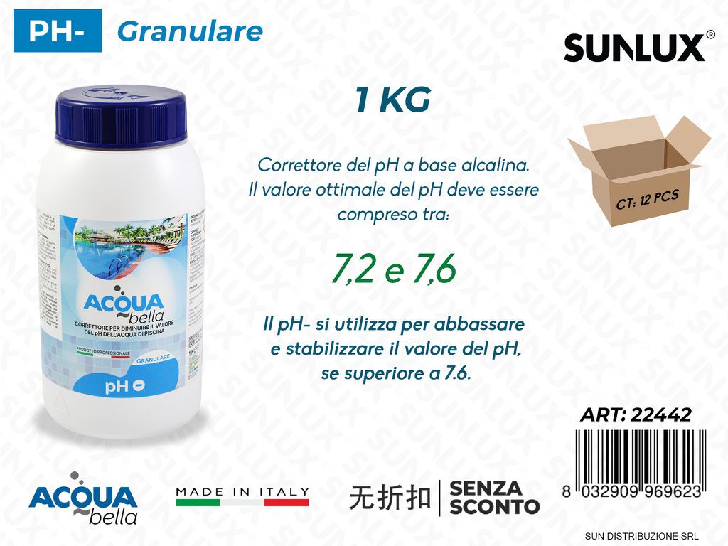 Acqua Bella Ph - Granulare 1KG