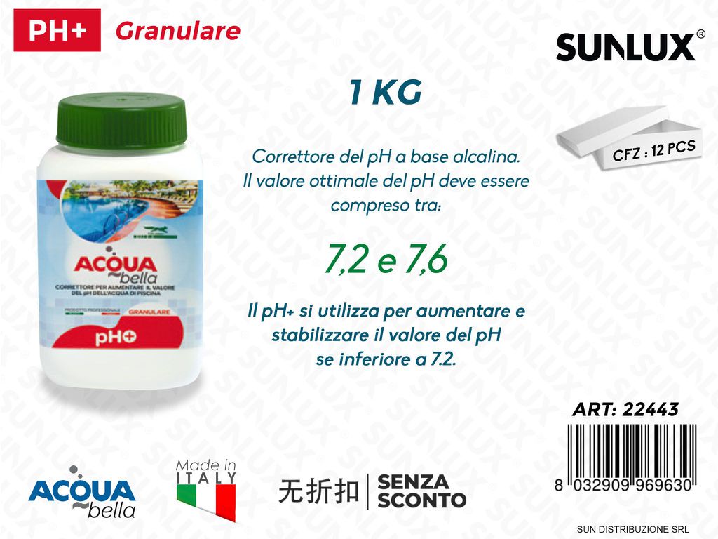 Acqua Bella Ph Piu Granulare 1KG