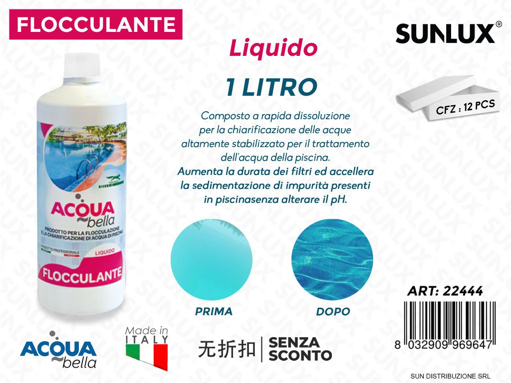 Acqua Bella Flocculante Liquido 1L