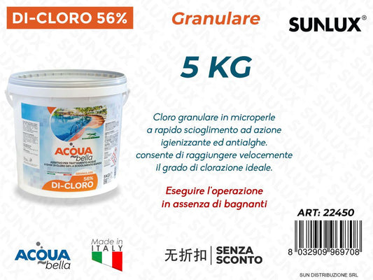 Acqua Bella Di-cloro Granulare 5KG
