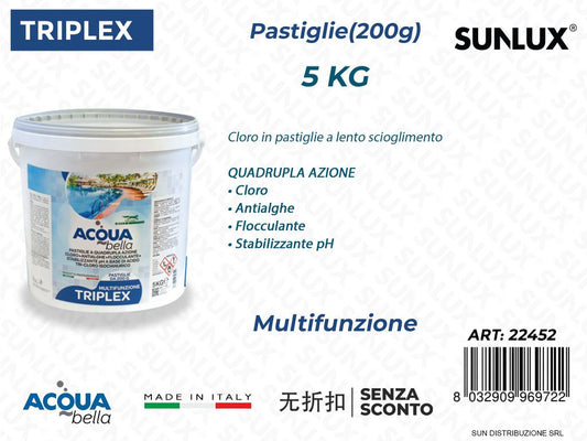 Acqua Bella Triplex Pastiglie 5KG Multifunzione
