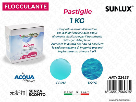 Acqua Bella Flocculante 1KG Pastiglie