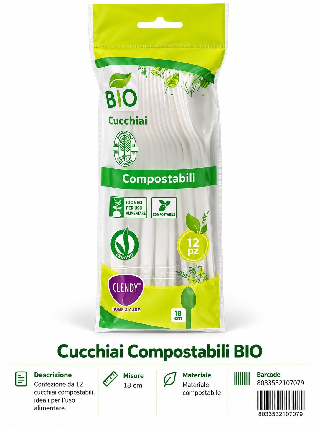 Prezzo Nettocucchiai Bio In Cpla 12 Pz
