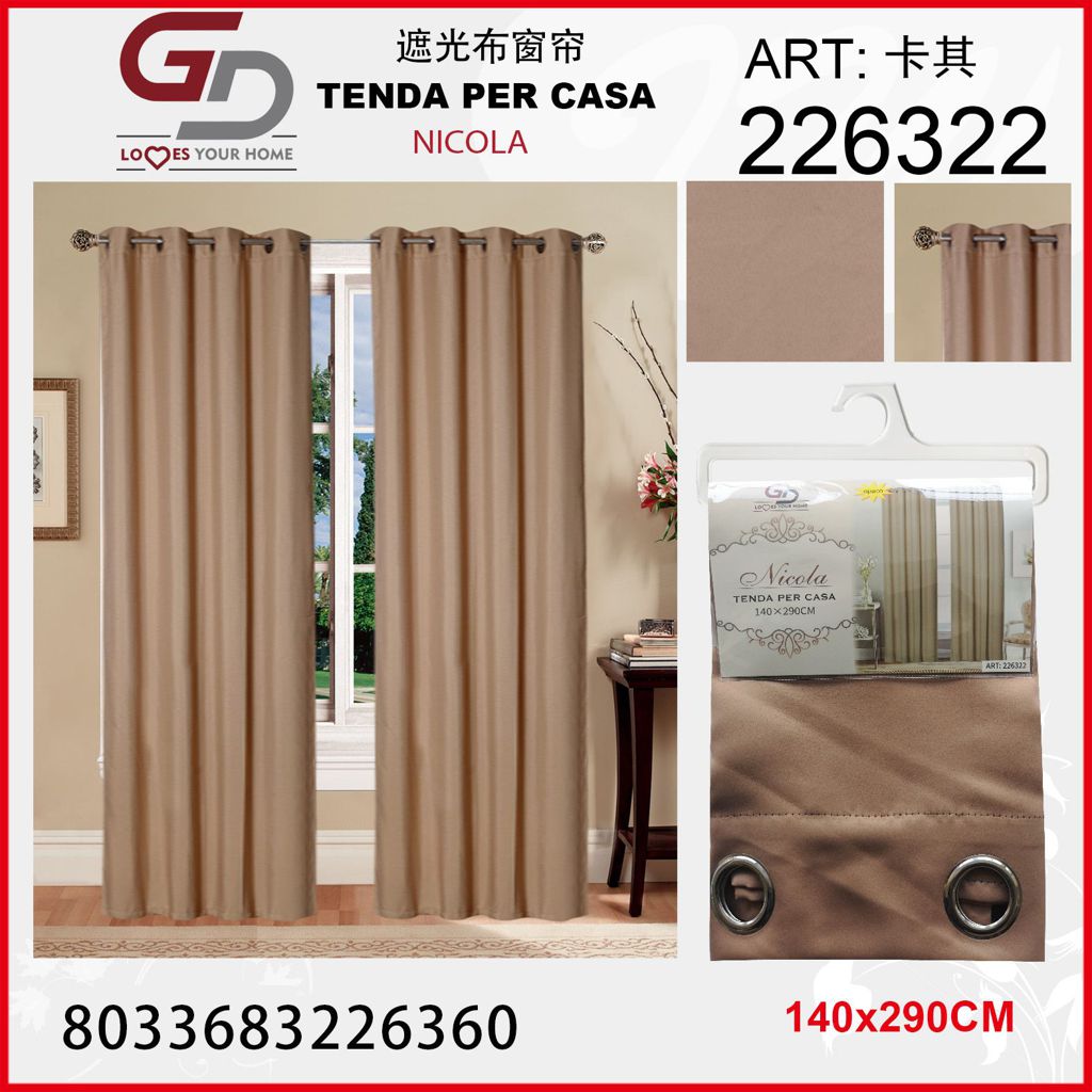 TENDA PER CASA OLIVIA 140*290CM
