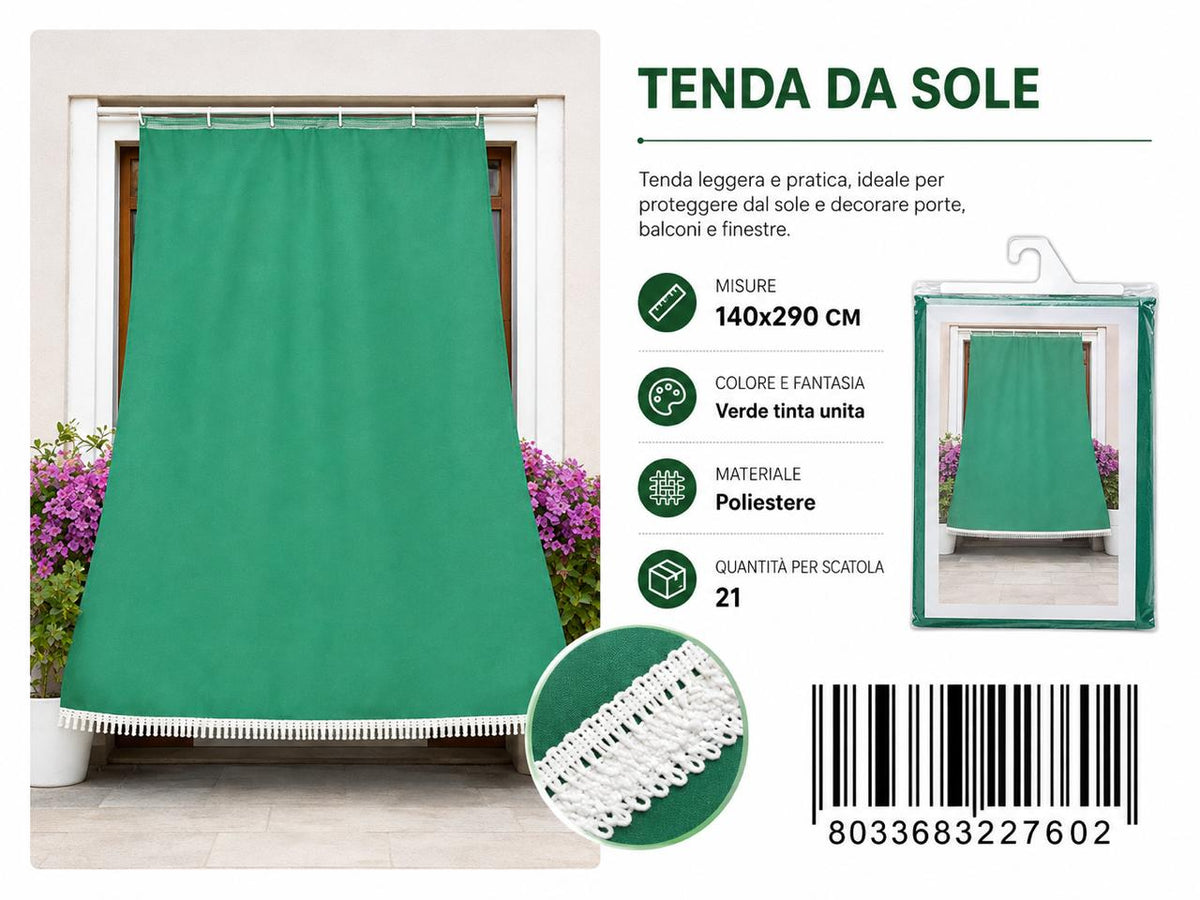 TENDA DA SOLE 140X290CM - 8033683227602