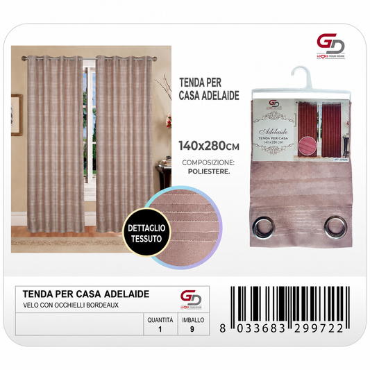 TENDA PER CASA ADELAIDE COPRENTE 299692 ADELAIDE 140*290CM 6