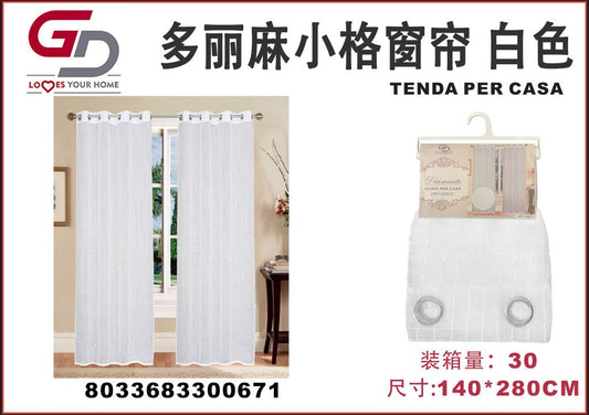 TENDA DA CASA DIAMANTE 140290-280CM BIANCO