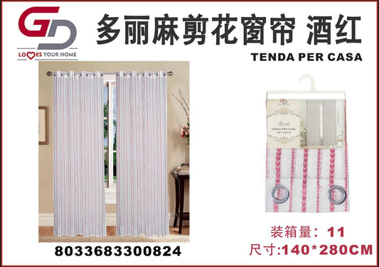 TENDA PER CASA GIADA 140X280CM ROSSO
