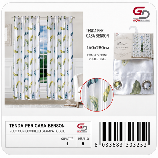 TENDA DA CASA OSCURANTE BENSON 140*280CM