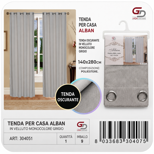 TENDA PER CASA ALBAN 140*280CM