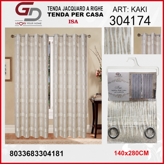 TENDA PER CASA ISA 140*280CM BEIGE