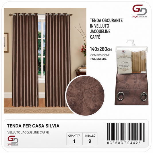 TENDA PER CASA SILVIA 140*280CM