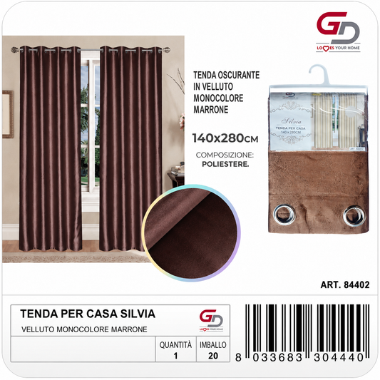TENDA PER CASA SILVIA 140*280CM